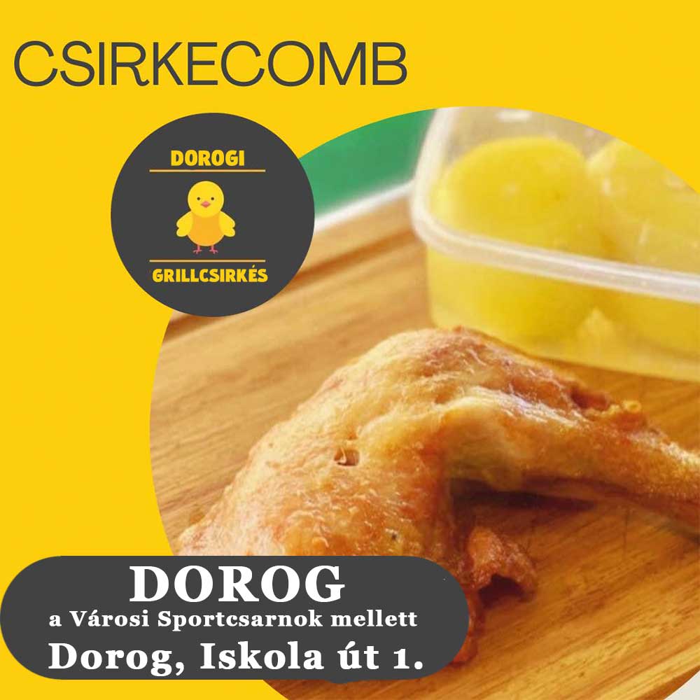 Dorog sült csirkecomb